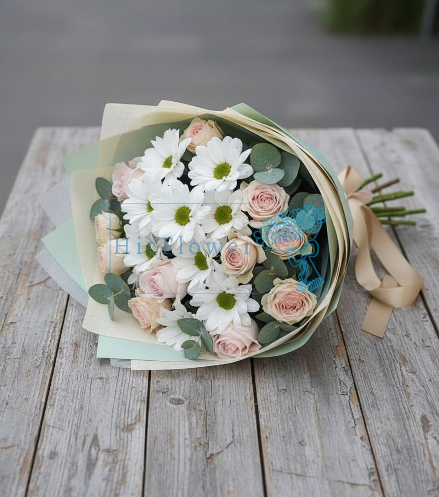 Букет роз Утренний Прованс